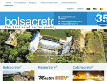Tablet Screenshot of bolsacreto.com.br